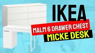 IKEA 6 Drawer Malm Chest and Micke Desk Assembly in Bethnal Green, London