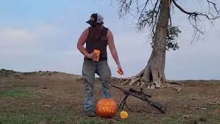 Testing Sonic Boom Exploding Targets - Exploding Pumpkin & Boat