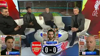 Arsenal Miss HUGE Chance vs Liverpool 😬 | Title Race Still Alive? | Neville Reacts