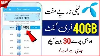 Telenor 40GB Free Internet 2020 | Get 40GB Free On Telenor