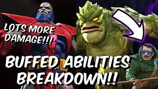 Mole Man & Terrax Buffed Abilities Breakdown! - LOTS MORE DAMAGE!!! - Marvel Contest of Champions