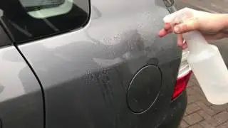 O.C.D Waxes development spray sealant water behaviour test