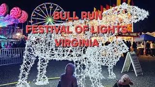 FESTIVAL OF LIGHTS AND CARNIVAL IN VIRGINIA✨️🎄🎡