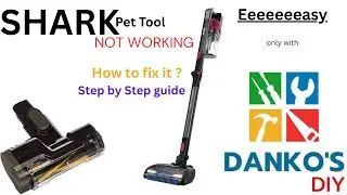How to clean and repair Shark Pet Tool Repair DIY - Cordless Vacuum