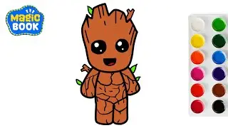 How to Draw Baby Groot | Easy Drawing Tutorial for Kids