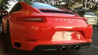 2017 Porsche 911 Carrera 991.2 - Stock Exhaust Sound & Fly-by