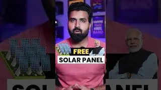 Free Solar Panel By Indian Government #shorts #government #viral #free #solar