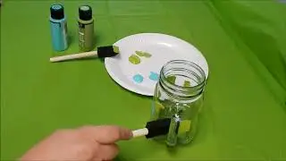 Activities for Dementia Patients: Painted Water Glass
