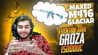 Maxing Out M416 Glacier | Finally LEVEL 7 😍 | Groza Crate Opening | 47 khalifa Pubg Mobile