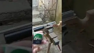 Pellet test Astro 18 vs Meteor on DIY Pcp #pcpairguns #pcpdesigns