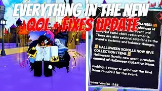 Всё в новом обновлении QOL + FIXES (One Fruit Simulator)