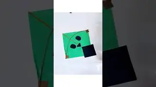 How to make KITE 🪁 at home #kite #short #diy #craft