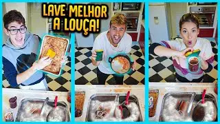 QUEM LAVA LOUÇA MAIS RÁPIDO DA CASA? ( GANHA 5000R$ ) [ REZENDE EVIL ]