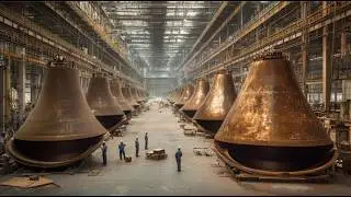 Visit Europe's Leading Large Church Bell Foundry. Amazing Mass Production Process In Heavy Industry