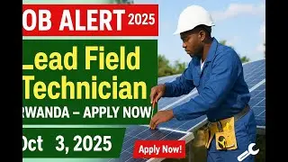New #jobopportunity  in Rwanda | Signalytic Hiring Lead Field Technician
