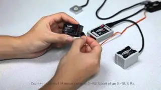 DJI WooKong-M Setup Demo-Main Controller&Futaba S-BUS Receiver Connection