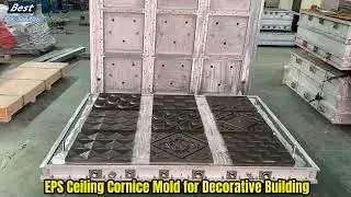 Aluminum CNC EPS Crown Molding Foam Ceiling Cornice Mold for Decorative Building