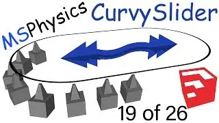 MSPhysics Plugin for SketchUp - CurvySlider Joint - 19 of 26