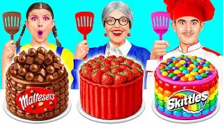 Кулинарный Челлендж: Я против Бабушки | Креативные Лайфхаки с Едой от AZaZa Challenge