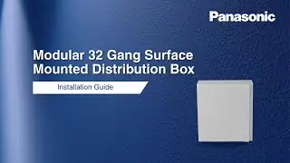 Modular 32 Gang Surface Mounted Distribution Box | Installation Guide