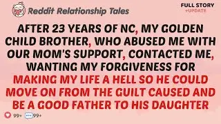 After 23 Years of NC, My Golden Child Brother, Who Abused Me with Our Mom's Support, Contacted Me...