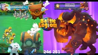 How to Destroy Volcanus the Boss in Battle Legion || Clan Raid || Bounty Hunt Guild || Update Guide