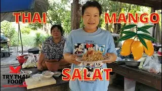 Thai Mango Salat - Yam Mamuang - ยำมะม่วง