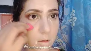 Green Glam Eye makeup Tutorial 💚#GlamLook2021 #Makeuptutorial #GajraEarings #Youtube
