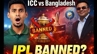 IPL Ban hoga kya? 😱 | ICC vs Bangladesh Vivad | Cricket Ki Badi Khabar