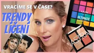 LÍČENÍ PODLE TRENDŮ 2022 | ROZJASNĚNÁ PLEŤ | MODRÉ STÍNY | PASTELOVĚ RŮŽOVÉ RTY