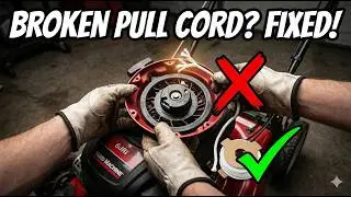 Easy, Fast Broken Pull Cord replacement