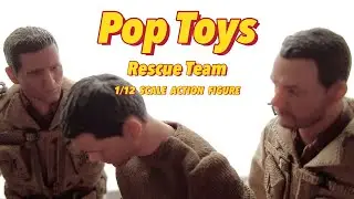 初めてアクションフィギュア購入も秒でおわた、悲しい開封動画。POPTOYS 1/12 レスキューチーム3種セット🚶‍♂️🚶‍♂️🚶‍♂️ 【キャプテン / スナイパー / パラトルーパー】WW2