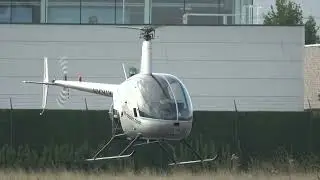ROBINSON R22 OO-STC TRAINING AT  KORTRIJK WAVELGEM AIRPORT EBKT BELIGUM 11-8-2023