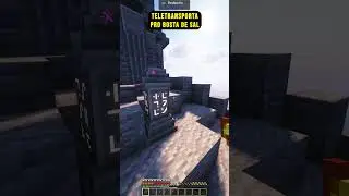 Teletransporta pro bosta de sal #minecraftshorts #minecraft