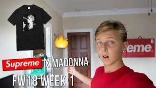SUPREME X MADONNA DROPPING FW18 WEEK 1! (Supreme FW18 Leaks)