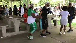 15c STEPAGANZA 2019 TEN YEAR ANNIV COOKOUT SET(5/25/19). Dancers are  Tina Baker & Romen Silver