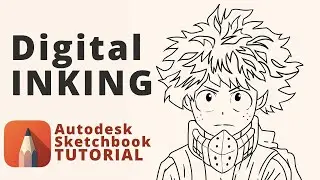 Digital Inking tutorial [ How to have Clean Line Art ]