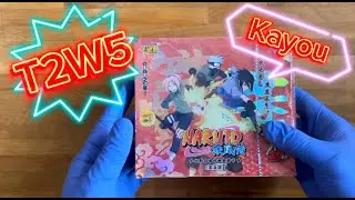 Naruto Kayou Cards - T2W5 Box Unboxing