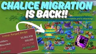 Lords Mobile -  Chalice Migration Started!! Rally Traps on fire. nobody is safe!