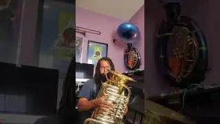 Play test of the Zo ZTU-800L Travel Tuba #tuba #lowbrass #bach