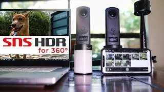 FREE HDR Software for 360&deg; : SNS-HDR Lite Tutorial for Theta Z1 or Xphase Pro X2 / S2