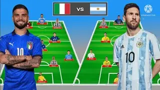 Predictions Line up Italy vs Argentina ~ Euro 2021 Champion vs Copa America 2021 Champion