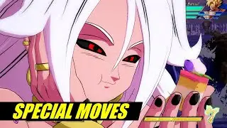 Android 21's Special Moves in Dragon Ball FighterZ