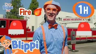 Blippi&rsquo;s Firetruck Adventure! 🚒 Obstacle Courses and Safety Fun! | Blippi | Kids TV Shows
