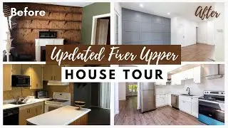 Updated House Tour | I BOUGHT A 100 YEAR OLD FIXER UPPER | Before & After Renovations | HOUSE FLIP