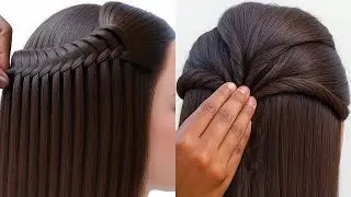 very easy hairstyle - trendy hairstyle for girls | unique hairstyle | hairstyle for wedding 