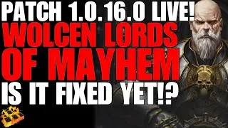 WOLCEN LORDS OF MAYHEM PATCH 1.0.16.0 LIVE!! IS IT FIXED YET!? WOLCEN GAMEPLAY!! MY REVIEW!!