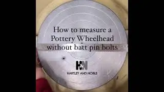 Measure your pottery wheel without batt pins.