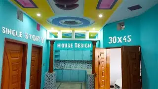 5 Marla Single Story House Design | 30x45 House Plan | Toba Tek Singh
