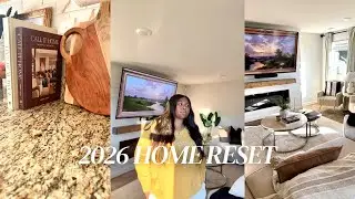 2026 HOME RESET:UNDECORATE MY CHRISTMAS DECORATIONS WITH ME|CLEANING AND REORGANIZING 